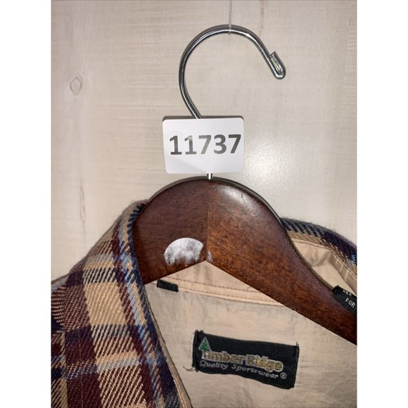 Vintage Timber Ridge Plaid Flannel Mens Shirt XL-11737 - Picture 5 of 9